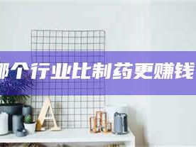 孝昌哪个行业比制药更赚钱？